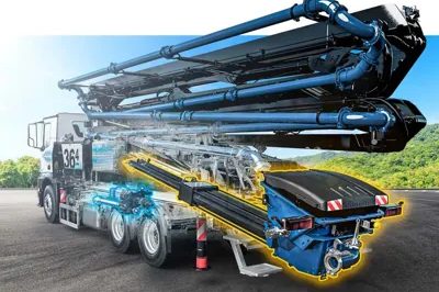 Concrete pump for any kind of pumping