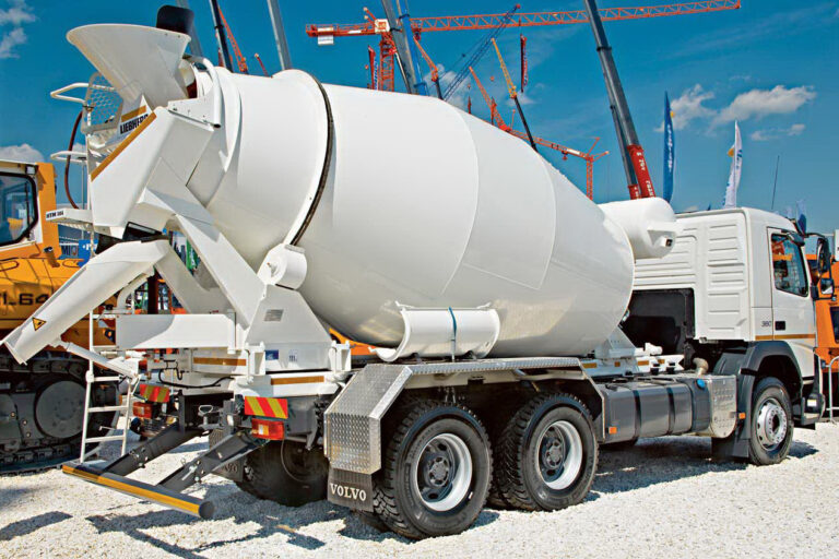 Standard truck mixer by NCONMAC used for reliable concrete transport to construction sites